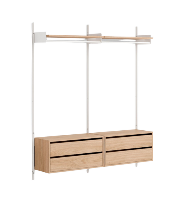 New Works  New Works Shelf Collection, Wardrobe Shelf Cabinets with drawers
