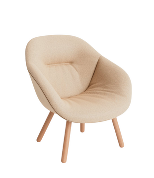 Hay AAL 82 Soft Lounge Stoel, houten poten