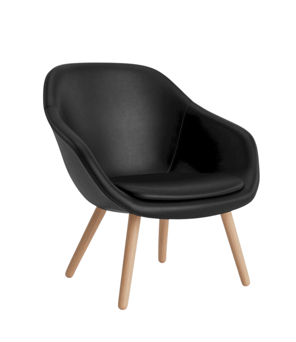 Hay   Hay AAL 82 Lounge chair upholstered, round wood base