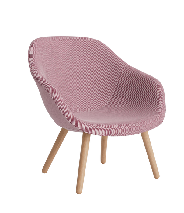 Hay   Hay AAL 82 Lounge chair upholstered, round wood base