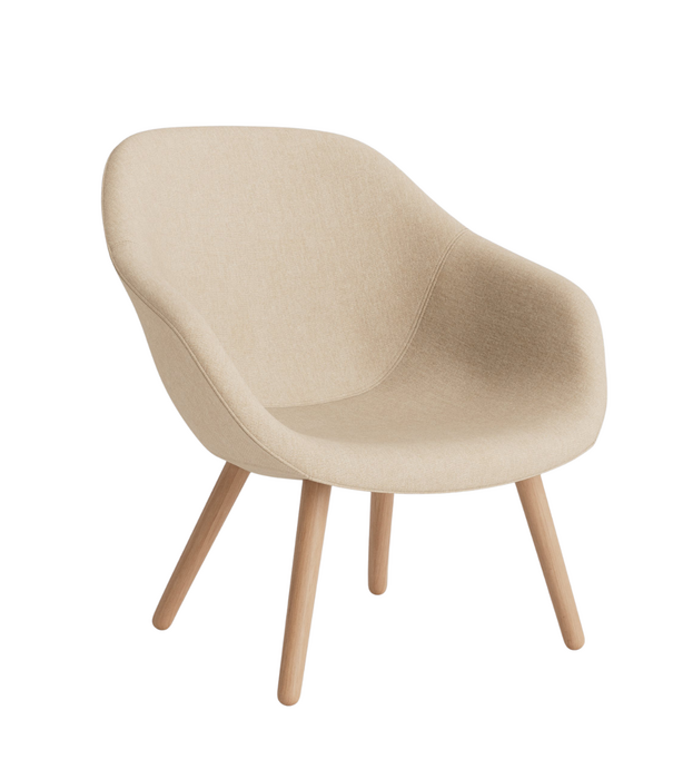 Hay   Hay AAL 82 Lounge chair upholstered, round wood base