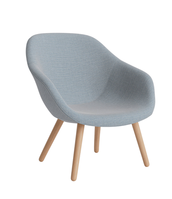 Hay   Hay AAL 82 Lounge chair upholstered, round wood base