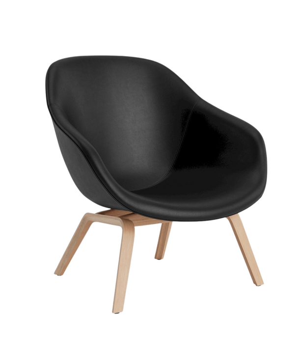 Hay  Hay AAL 83 lounge stoel gestoffeerd, tapered houten poten