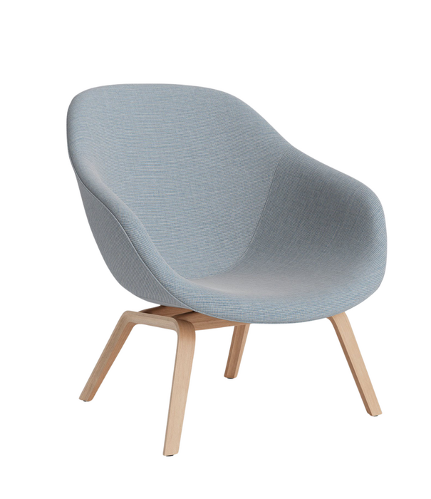 Hay  Hay AAL 83 lounge stoel gestoffeerd, tapered houten poten