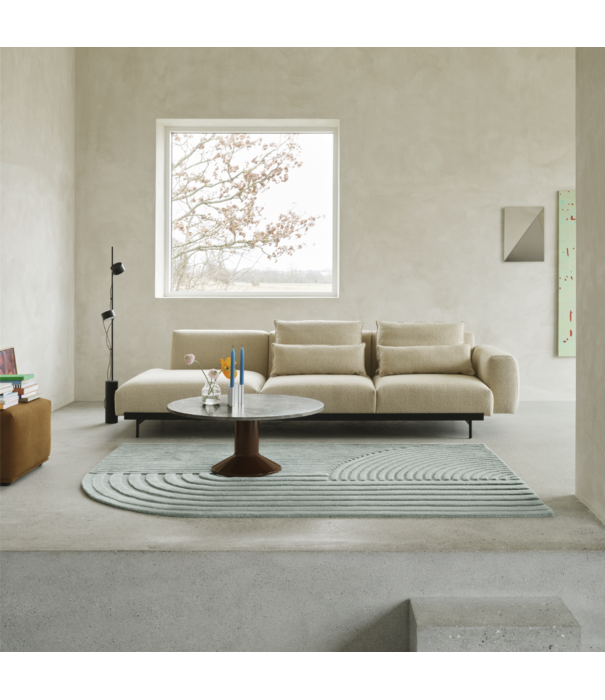 Muuto Muuto Midst Salontafel grijs marmer, zwart - Ø90