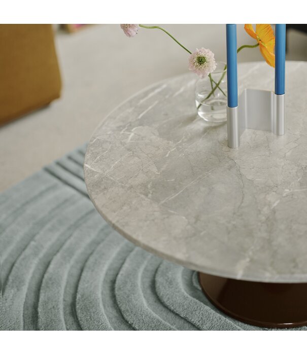 Muuto Muuto Midst Coffee Table grey marble, black - Ø90