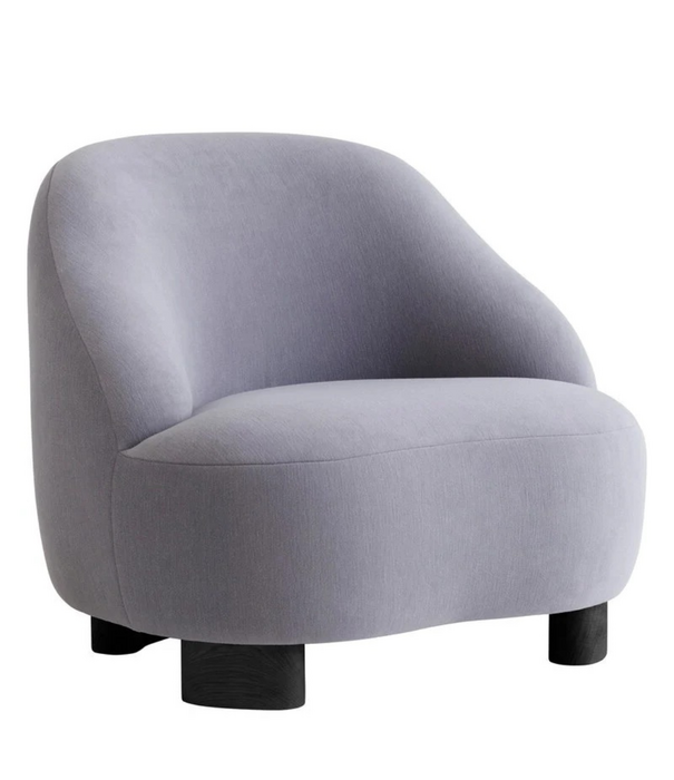 &Tradition &Tradition Margas LC1 lLounge Chair, fabric Gentle 133