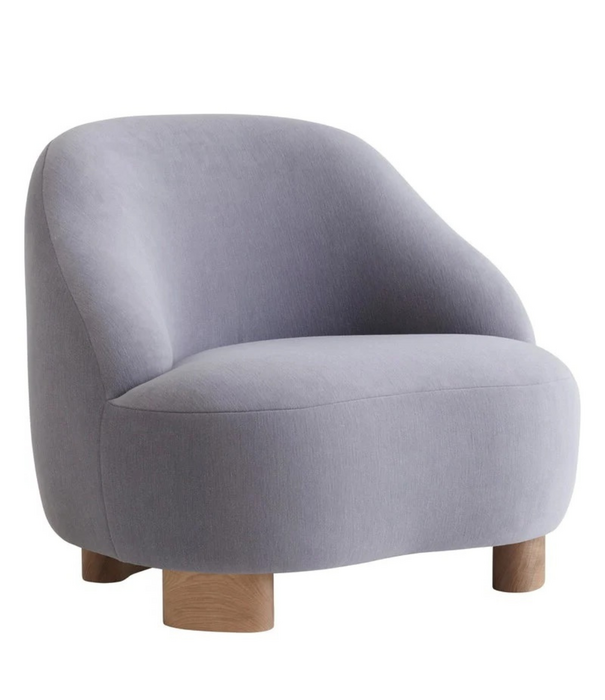 &Tradition Margas LC1 lLounge Chair, fabric Gentle 133