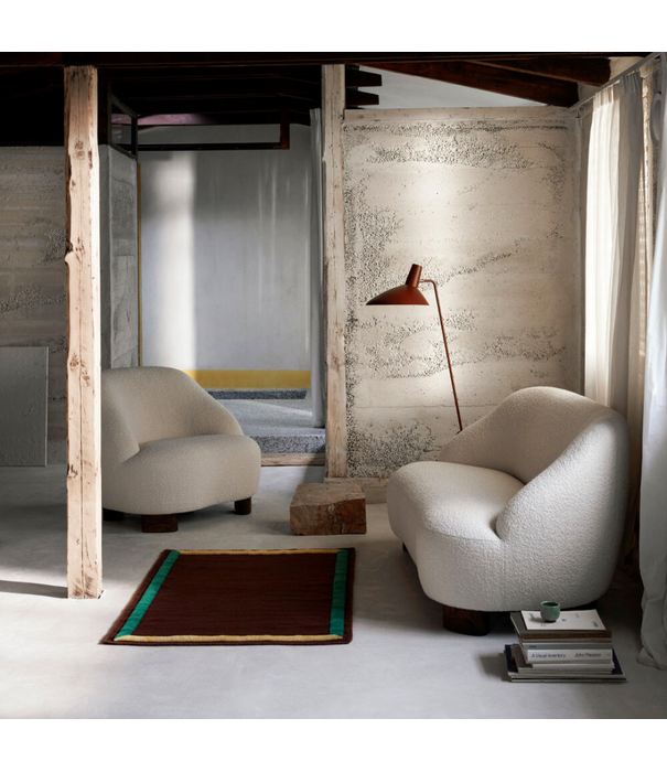 &Tradition Margas LC3 2-seater Sofa, fabric Karakorum