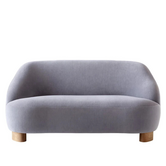 Margas LC3 2-zits Bank, stof Gentle 133