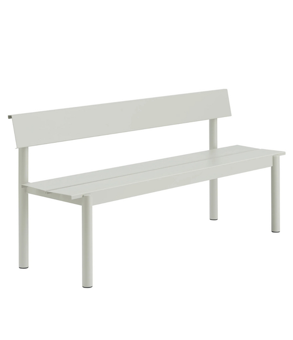 Muuto Muuto Linear Steel Bench with back 170 cm