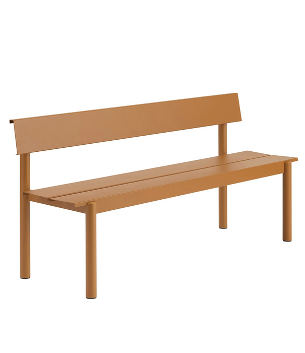 Muuto Muuto Linear Steel Bench with back 170 cm