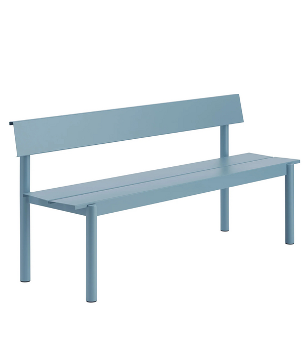 Muuto Muuto Linear Steel Bench with back 110 cm