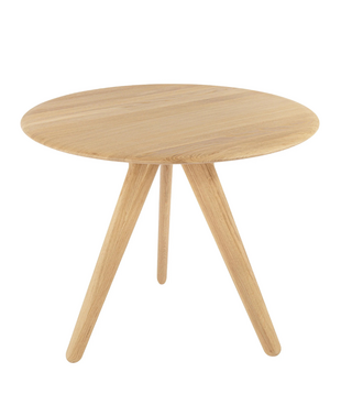 Tom Dixon Slab Small Round Tafel geolied eiken Ø90