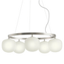 Muuto Rime Chandelier, sandblasted glass