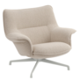Muuto Doze Low Back Lounge Stoel, swivel onderstel