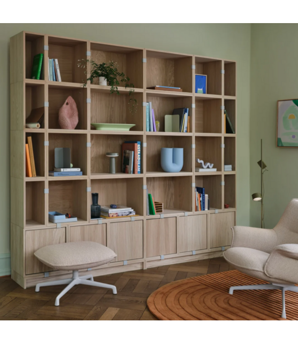 Muuto Muuto Doze Low Back Lounge Stoel, swivel onderstel