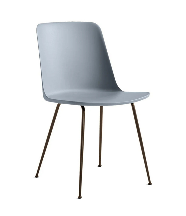 &Tradition &Tradition Rely HW6 Dining Chair, bronzed steel legs