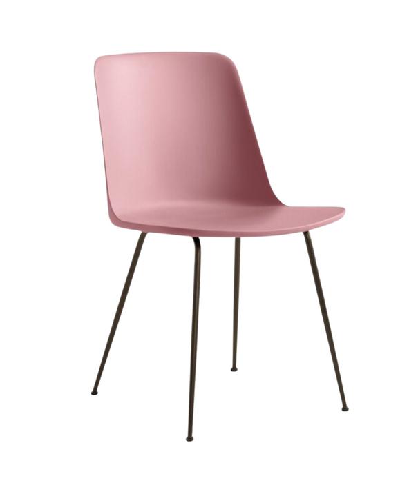 &Tradition Rely HW6 Dining Chair, bronzed steel legs