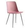 &Tradition Rely HW6 Dining Chair, bronzed steel legs