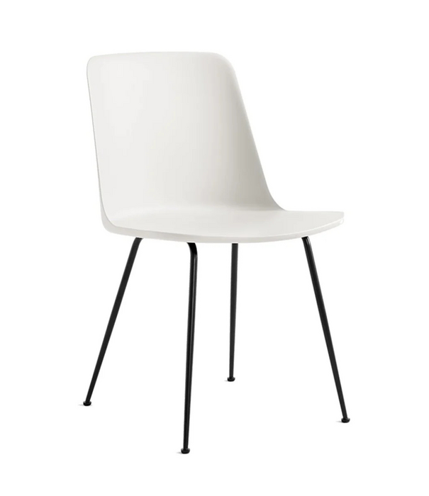 &Tradition &Tradition Rely HW6 Dining Chair, black steel legs