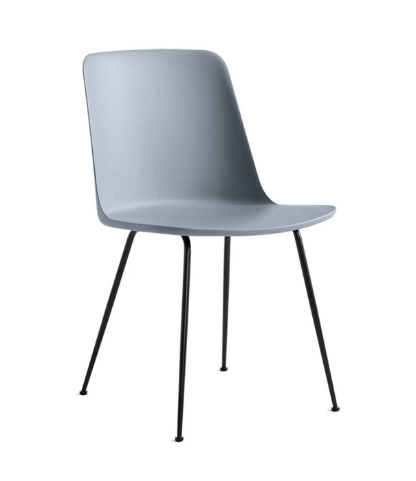 &Tradition &Tradition Rely HW6 Dining Chair, black steel legs