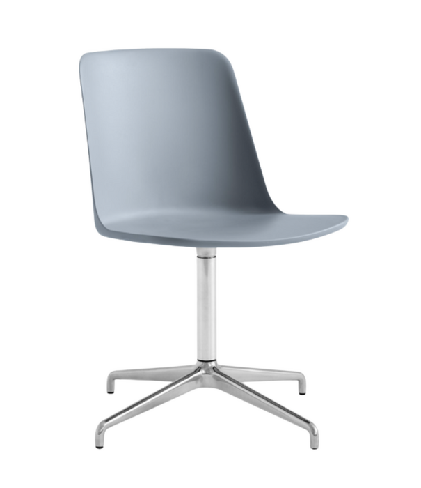 &Tradition &Tradition Rely HW11 Conference Stoel plastic, chroom swivel voet