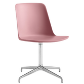 &Tradition Rely HW11 Conference Stoel plastic, chroom swivel voet