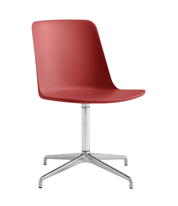 &Tradition Rely HW11 Conference Chair plastic, chrome swivel base