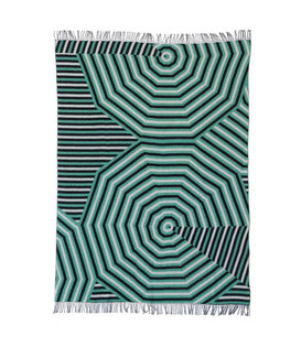Patch Plaid leaf, egg, jet 200 x 150