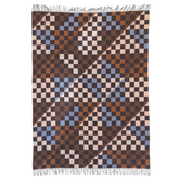 Patch Blanket saffron/blue/white