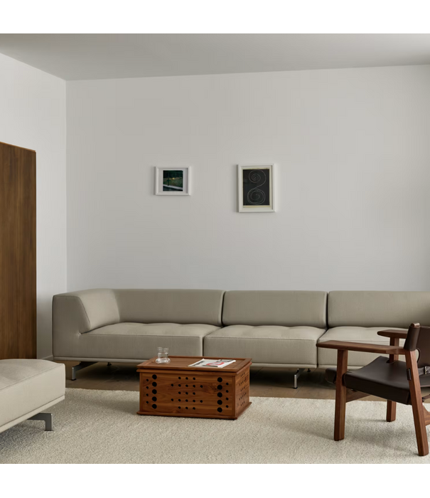 Fredericia  Model 450A Delphi Elements Sofa, configuration A, Keiga 242 grey beige