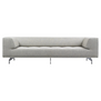 Fredericia Delphi 3-seater Sofa, brushed aluminium base 240cm