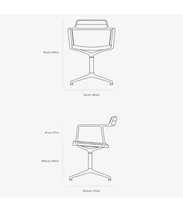 Vipp  Vipp 452 Swivel Chair Montafon Haus edition, gliders