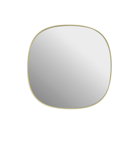 Framed Spiegel Light Yellow 40 x 40