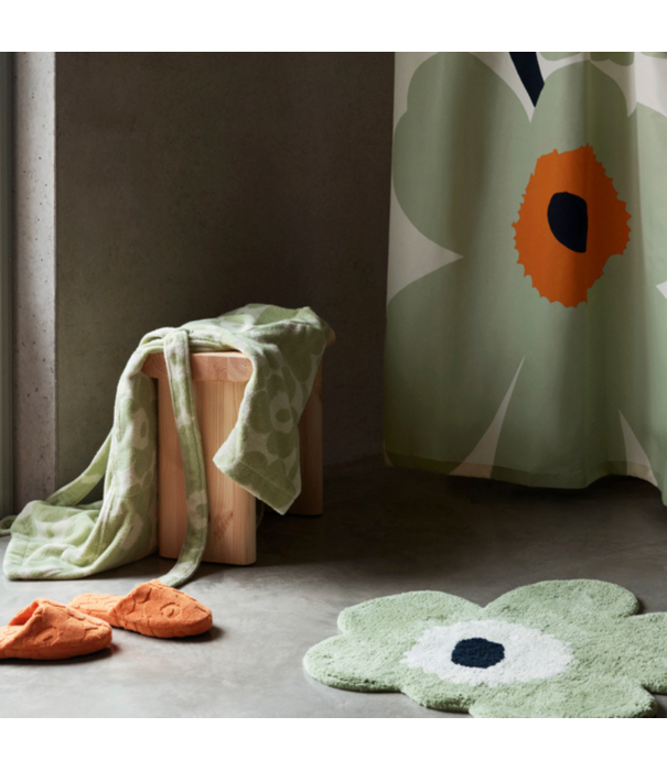 Marimekko Marimekko Unikko Bath Mat light blue