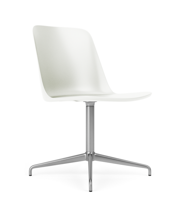 &Tradition &Tradition Rely HW11 Conference Stoel plastic, chroom swivel voet