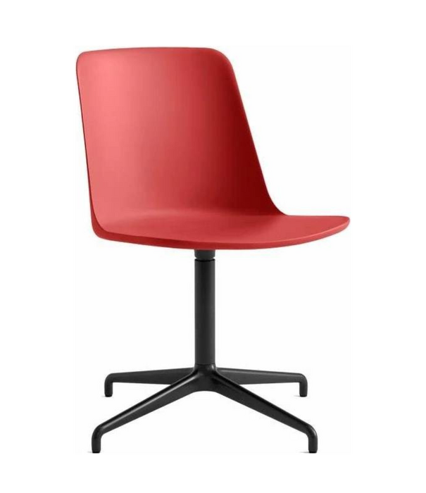 &Tradition &Tradition Rely HW11 Conference Stoel plastic, zwart swivel voet