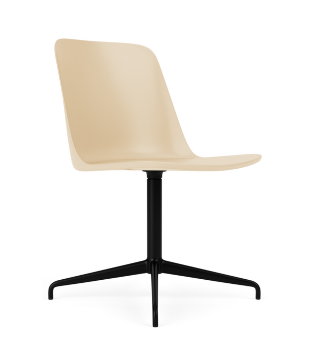 &Tradition &Tradition Rely HW11 Conference Stoel plastic, zwart swivel voet