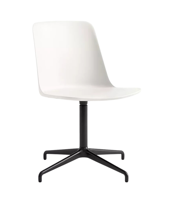 &Tradition Rely HW11 Conference Chair plastic, black swivel base