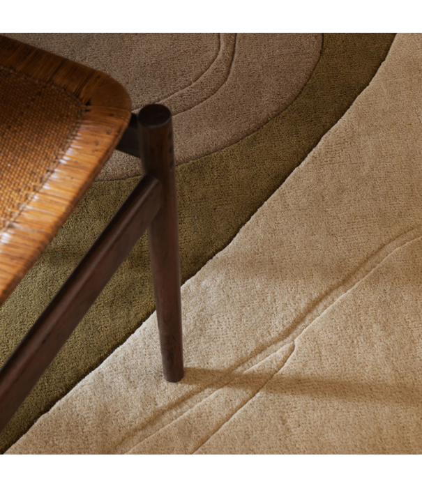 Layered  Layered Erik Bratsberg Lozza Wool Rug  Olive