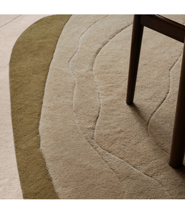 Layered  Layered Erik Bratsberg Lozza Wool Rug  Olive