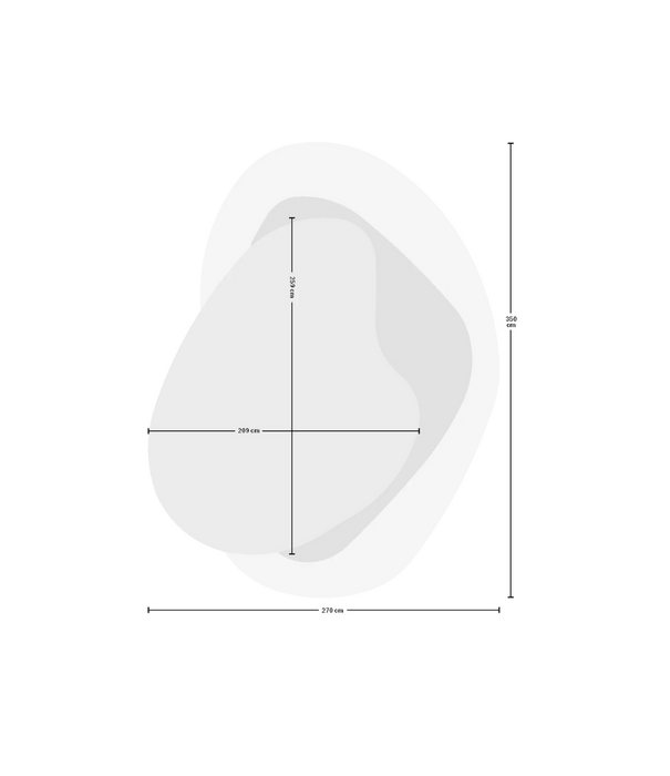 Layered  Layered Erik Bratsberg Lozza  Wool Rug Teal