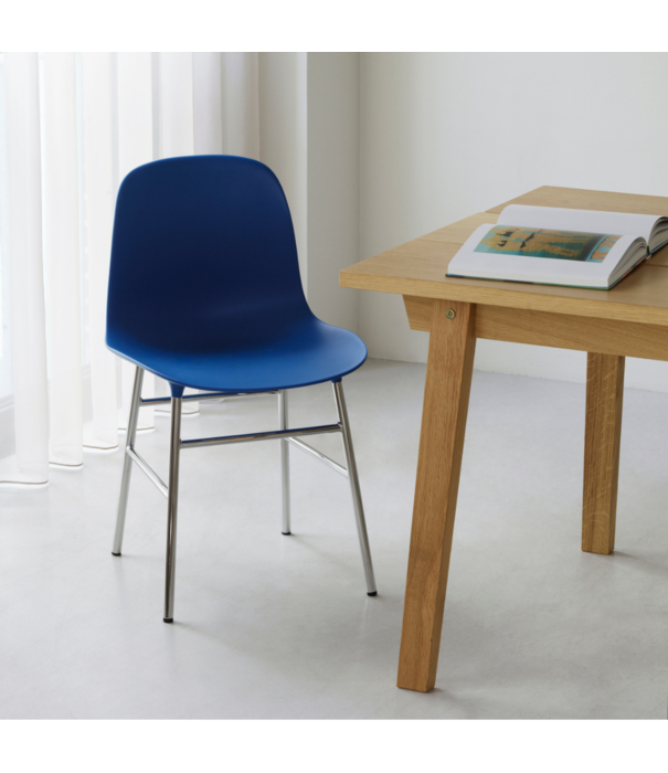 Normann Copenhagen   Form Chair plastic shell, steel base