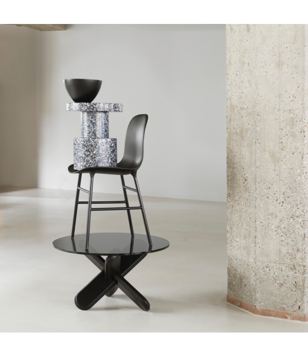 Normann Copenhagen   Form Chair plastic shell, steel base
