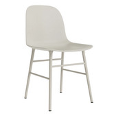 Form Chair plastic shell, steel base