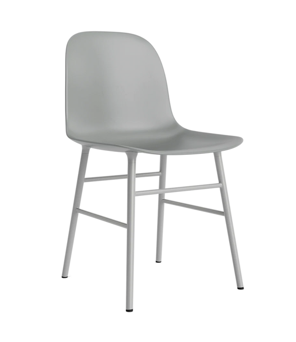 Normann Copenhagen   Form Chair plastic shell, steel base
