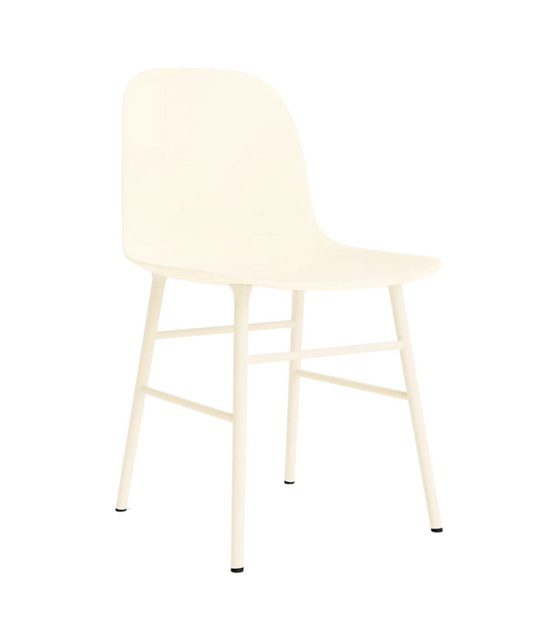 Normann Copenhagen   Form Chair plastic shell, steel base