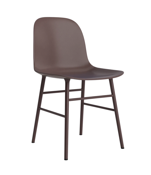 Normann Copenhagen  Form Stoel plastic kuip, stalen poten