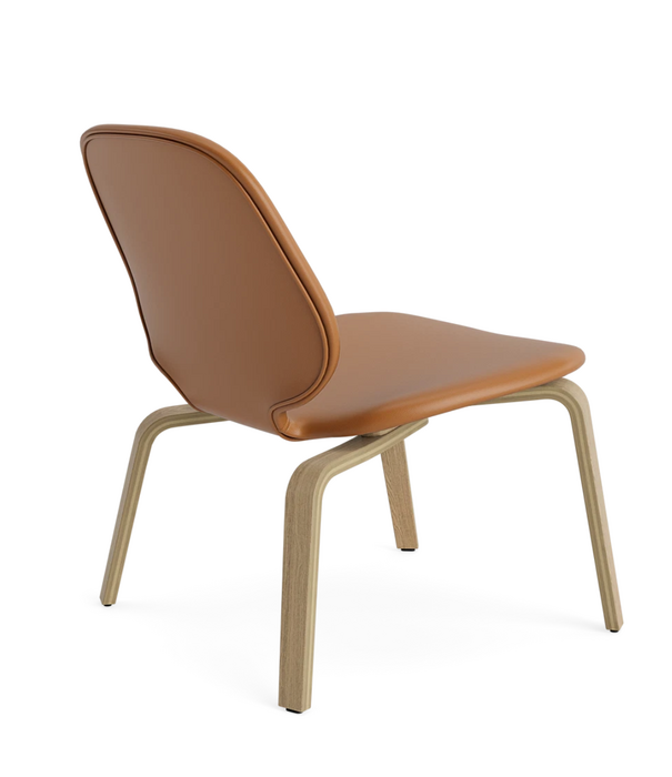 Normann Copenhagen  Normann Copenhagen My Chair Lounge Stoel cognac ultra leder, eiken